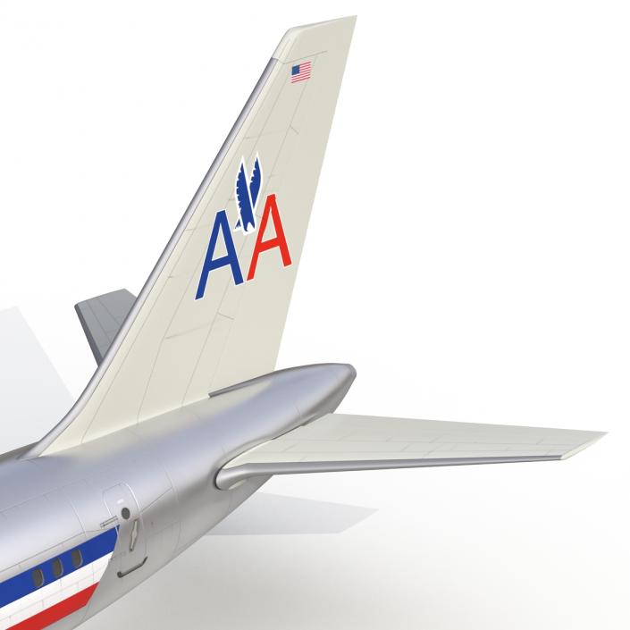 3D Boeing 757-200F American Airlines model