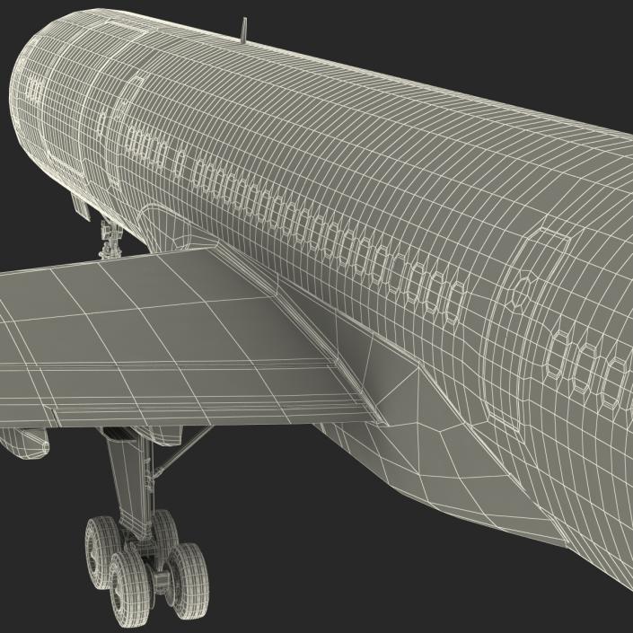 3D Boeing 757-200F American Airlines model