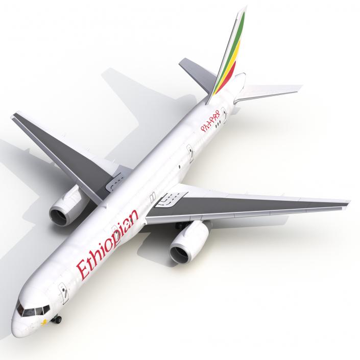 Boeing 757-200F Ethiopian Airlines 3D model