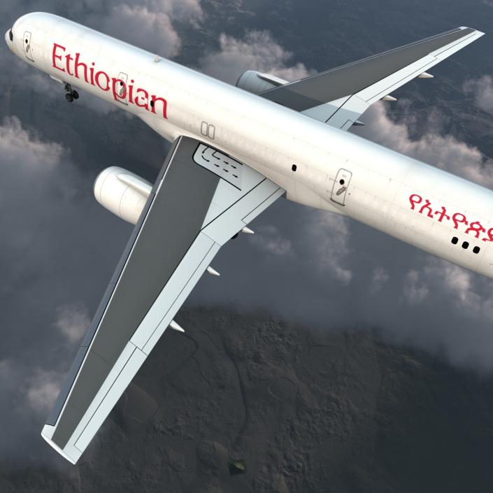 Boeing 757-200F Ethiopian Airlines 3D model