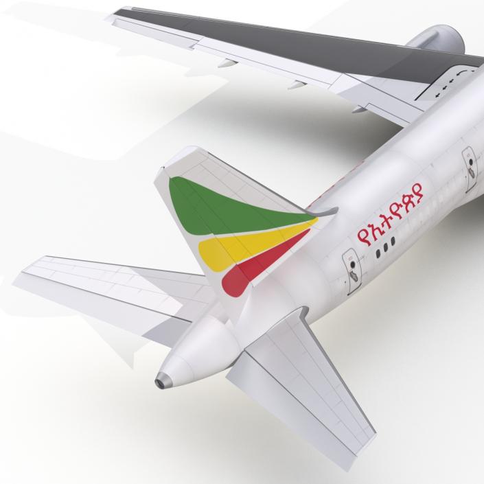 Boeing 757-200F Ethiopian Airlines 3D model