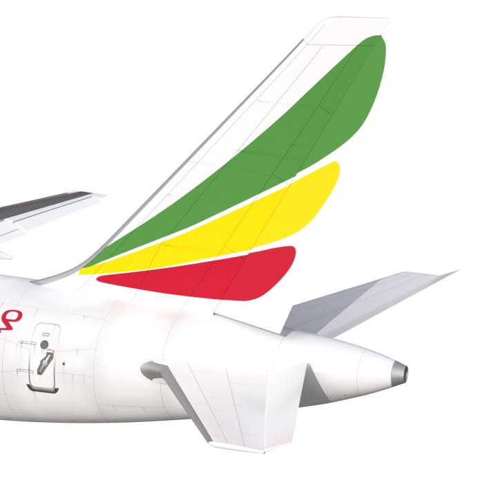 Boeing 757-200F Ethiopian Airlines 3D model