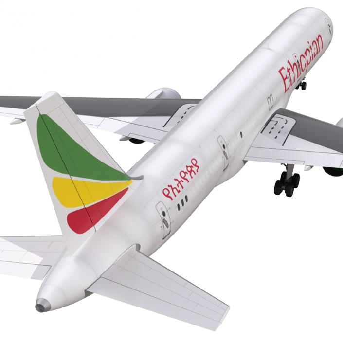 Boeing 757-200F Ethiopian Airlines 3D model