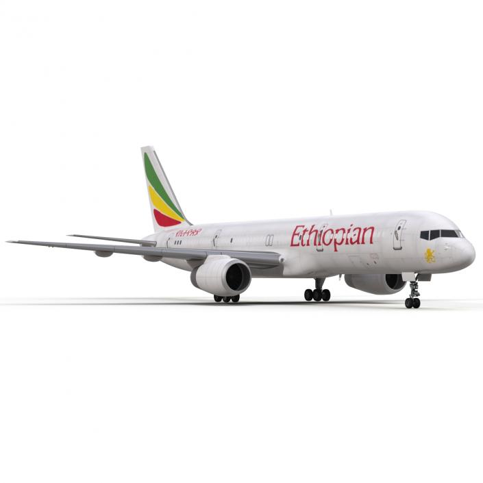 Boeing 757-200F Ethiopian Airlines 3D model