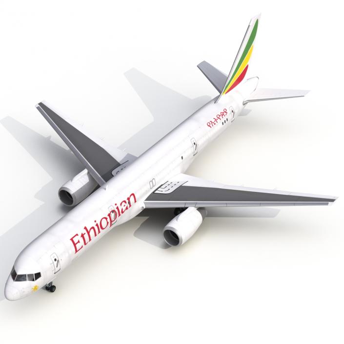 Boeing 757-200F Ethiopian Airlines 3D model