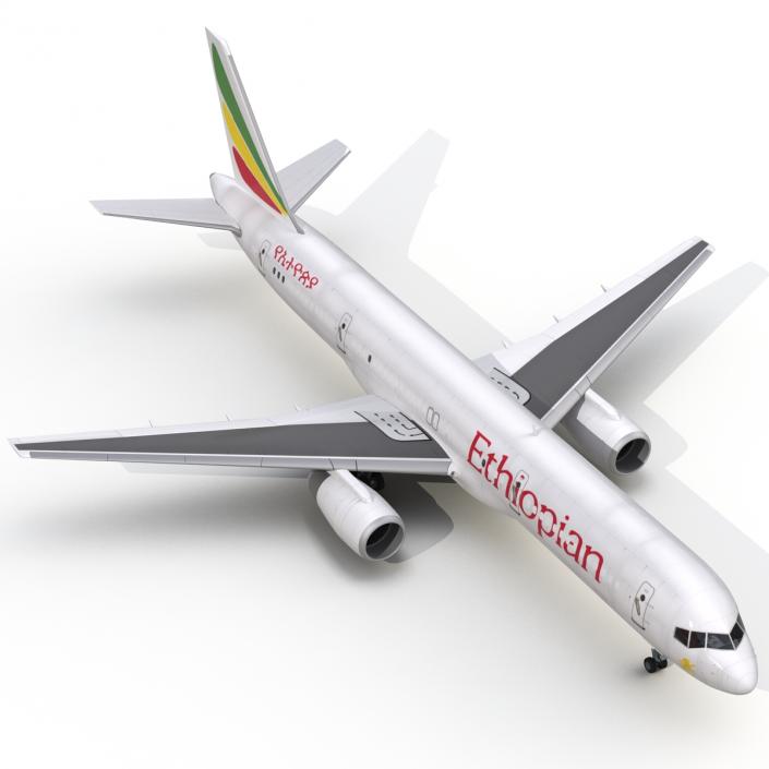 Boeing 757-200F Ethiopian Airlines 3D model