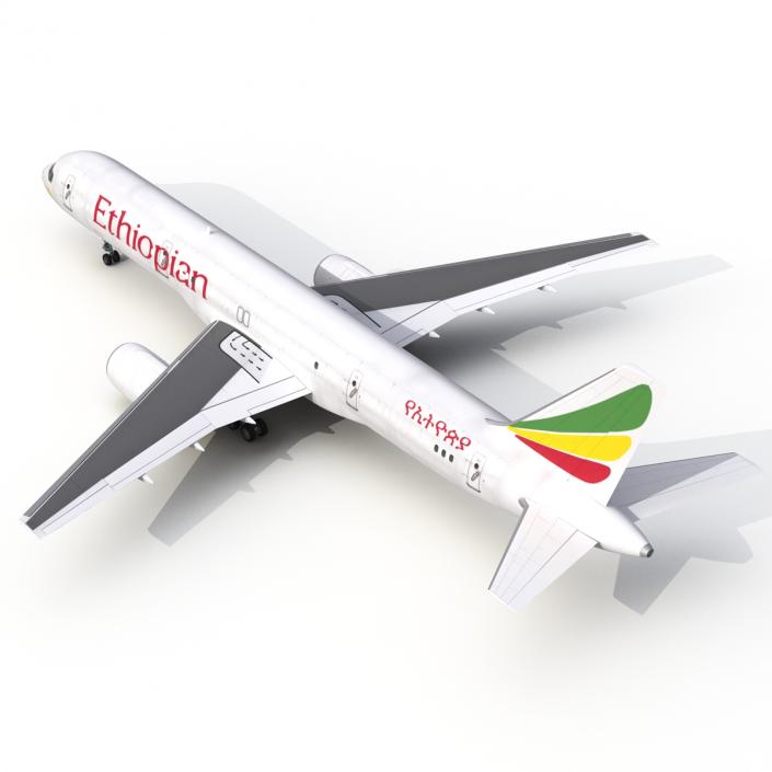 Boeing 757-200F Ethiopian Airlines 3D model