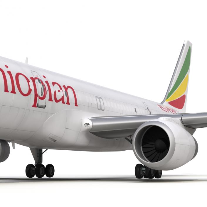 Boeing 757-200F Ethiopian Airlines 3D model