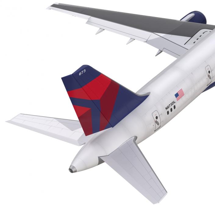 3D Boeing 757-200F Delta Air Lines