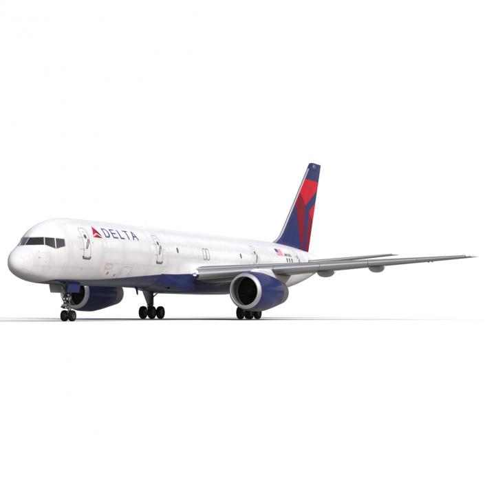 3D Boeing 757-200F Delta Air Lines