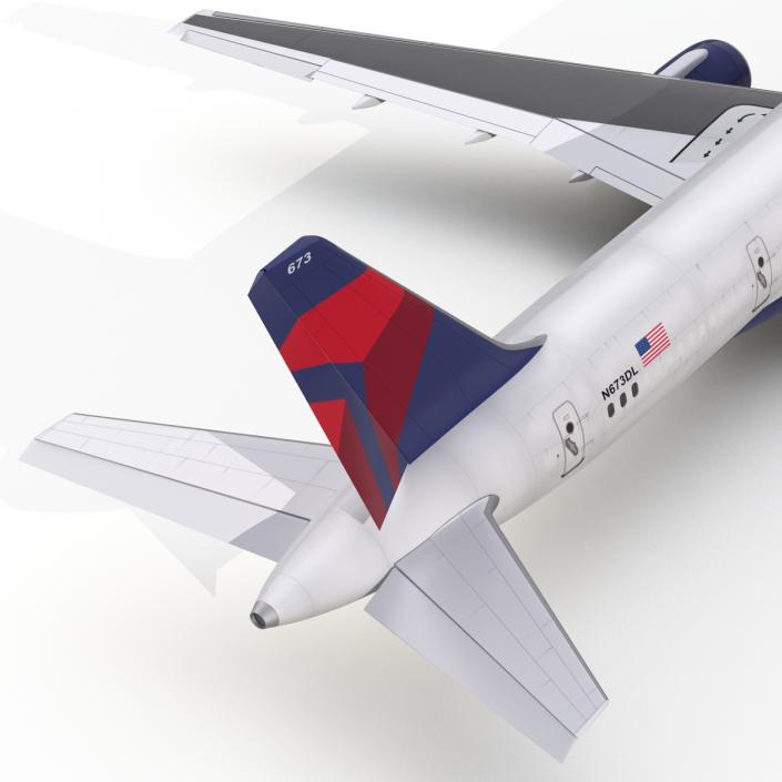 3D Boeing 757-200F Delta Air Lines