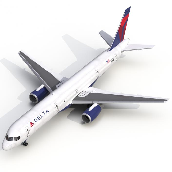 3D Boeing 757-200F Delta Air Lines