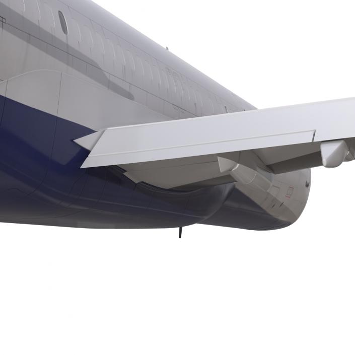 3D Boeing 757-200F Delta Air Lines Rigged model