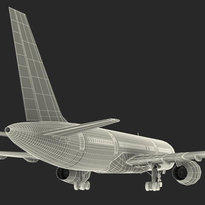 3D Boeing 757-200F Delta Air Lines Rigged model