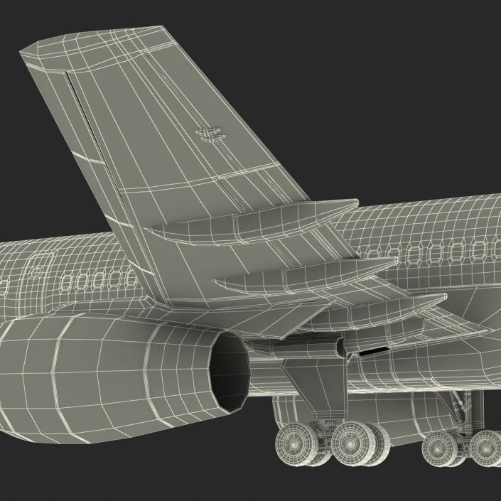 3D Boeing 757-200F Delta Air Lines Rigged model