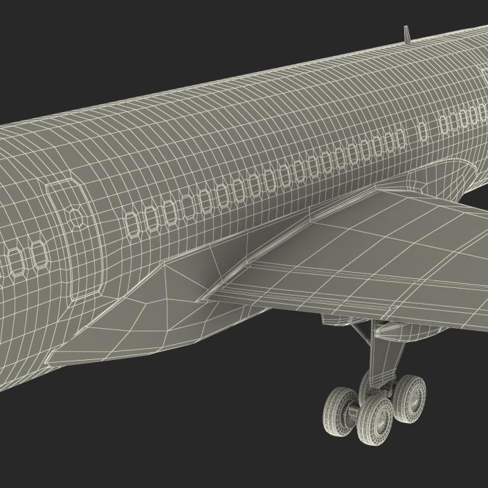 3D Boeing 757-200F Delta Air Lines Rigged model