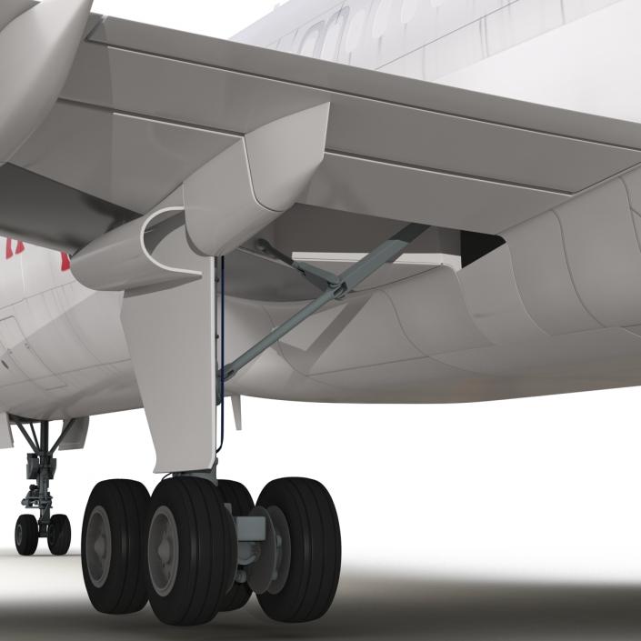 3D Boeing 757-200F Ethiopian Airlines Rigged