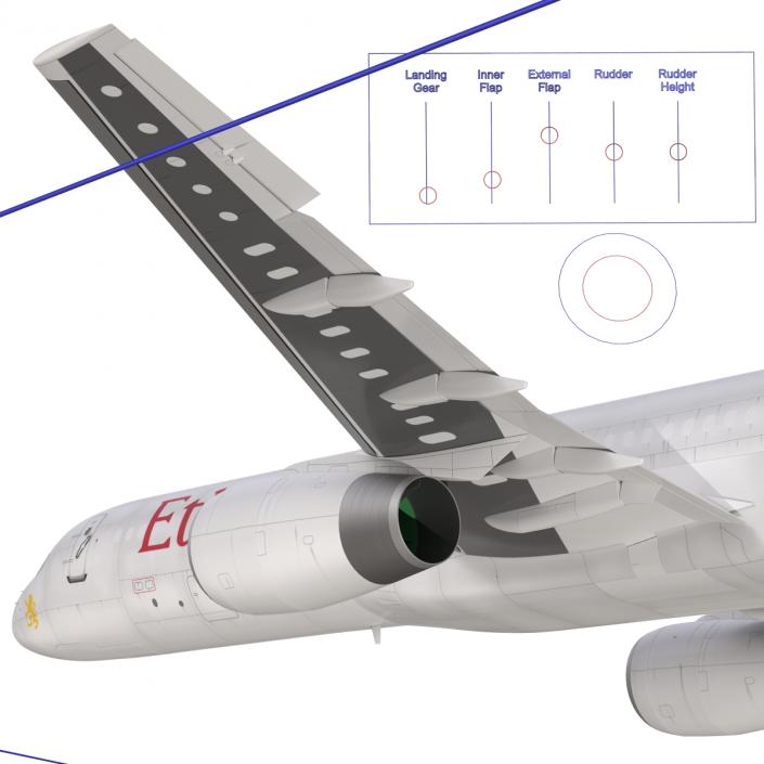 3D Boeing 757-200F Ethiopian Airlines Rigged