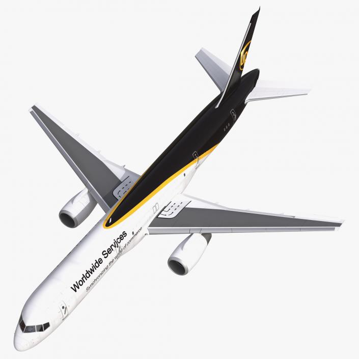 3D model Boeing 757-200F UPS Airlines Rigged