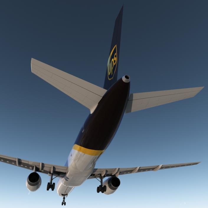 3D model Boeing 757-200F UPS Airlines Rigged