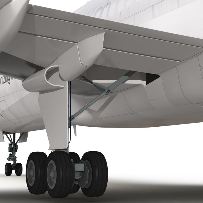 3D model Boeing 757-200F UPS Airlines Rigged