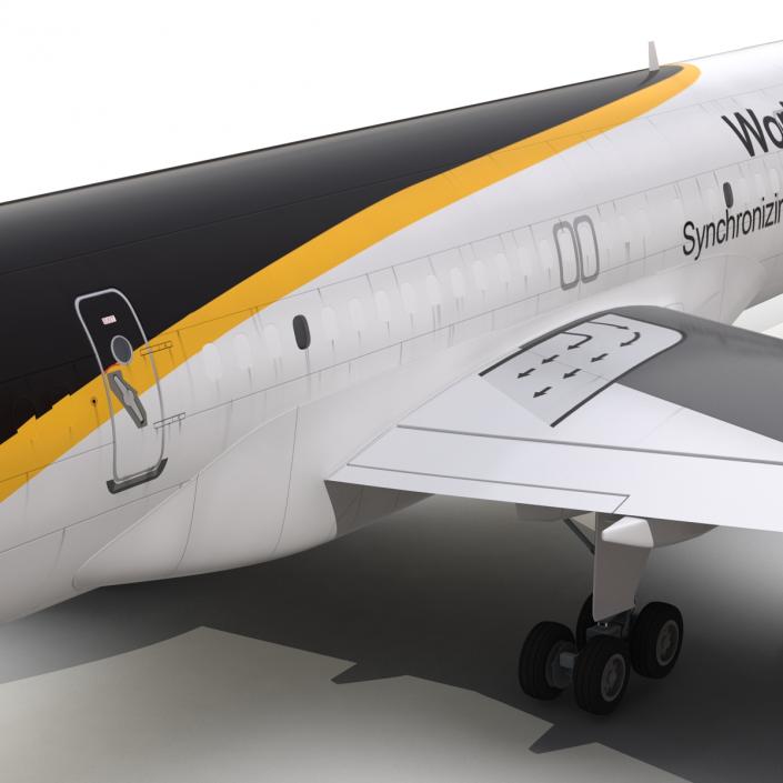 3D model Boeing 757-200F UPS Airlines Rigged