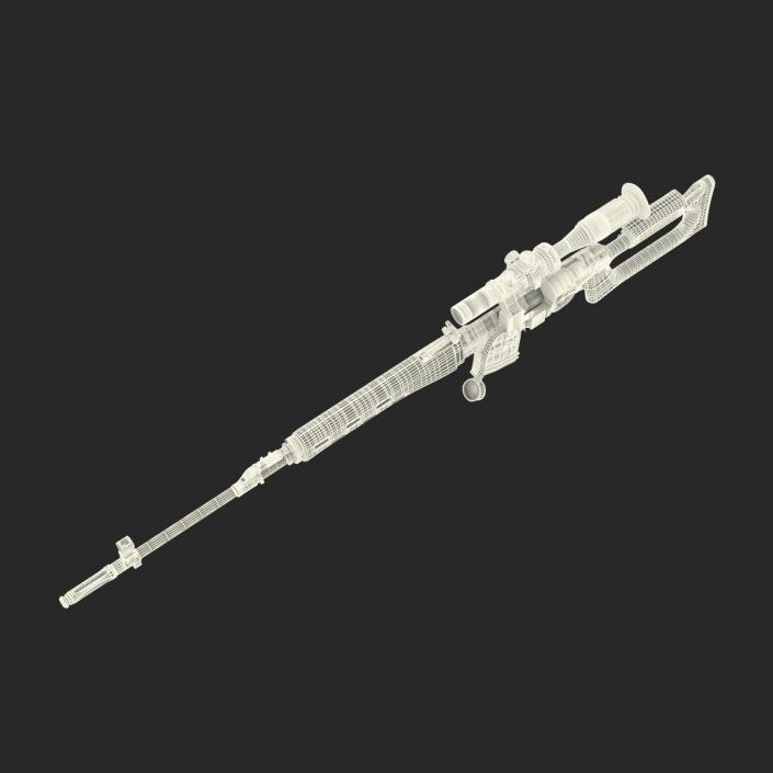 3D model Dragunov Sniper Rifle SVD