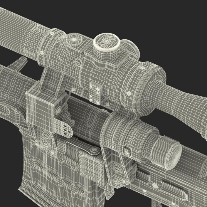 3D model Dragunov Sniper Rifle SVD