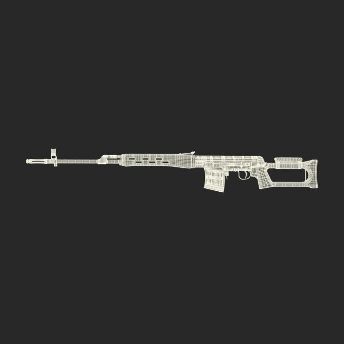 Dragunov Sniper Rifle SVD 2 3D