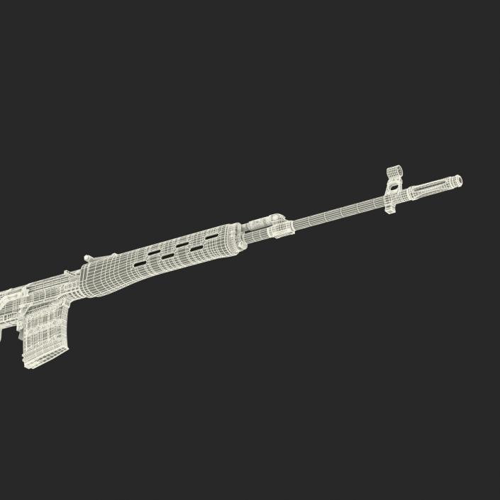 Dragunov Sniper Rifle SVD 2 3D