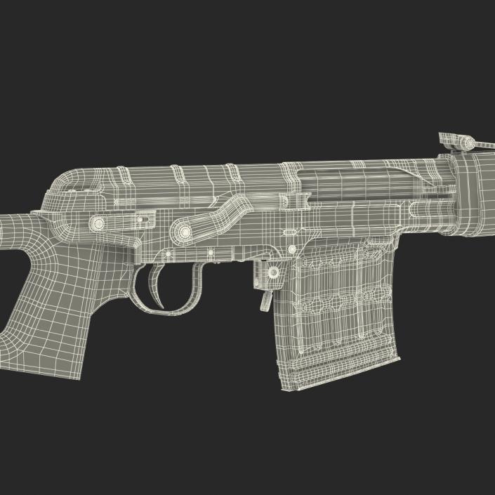 Dragunov Sniper Rifle SVD 2 3D