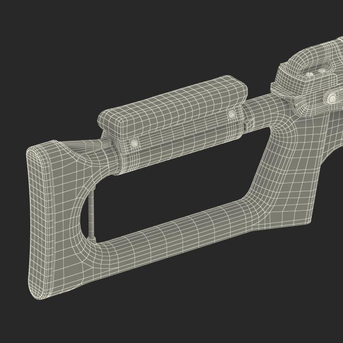 Dragunov Sniper Rifle SVD 2 3D