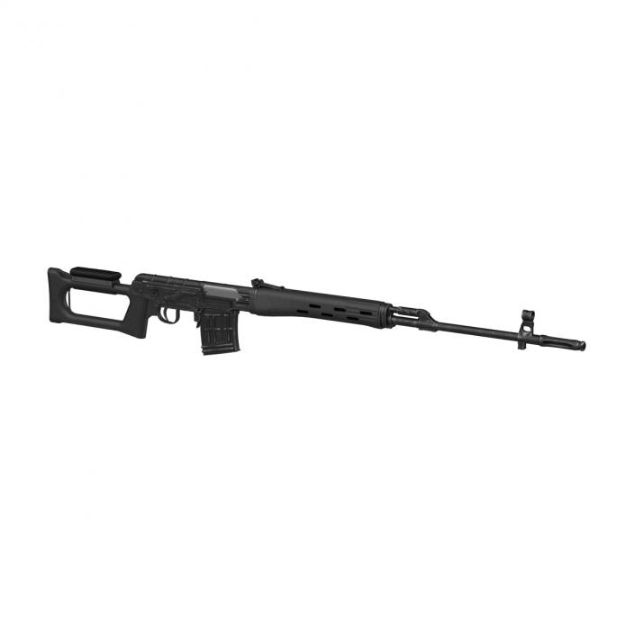 Dragunov Sniper Rifle SVD 2 3D