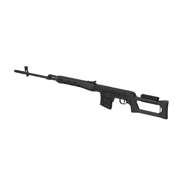 Dragunov Sniper Rifle SVD 2 3D