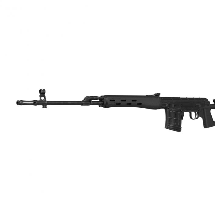 Dragunov Sniper Rifle SVD 2 3D