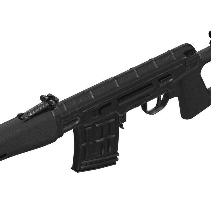 Dragunov Sniper Rifle SVD 2 3D