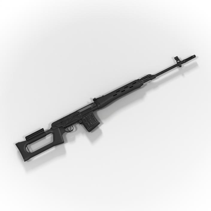 Dragunov Sniper Rifle SVD 2 3D