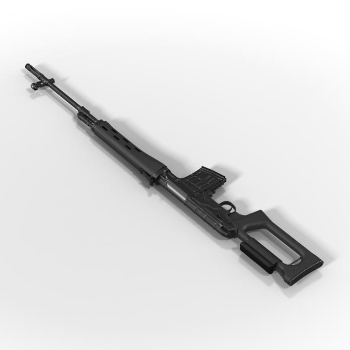 Dragunov Sniper Rifle SVD 2 3D