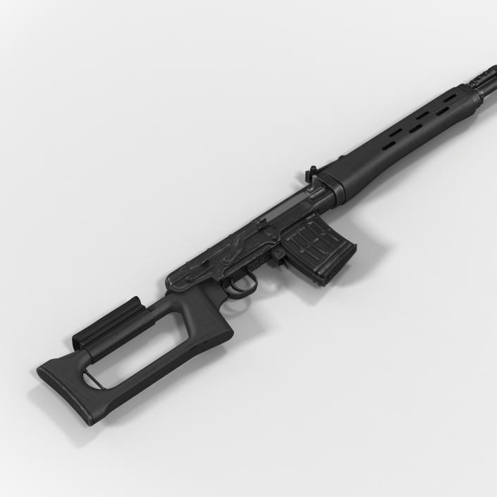 Dragunov Sniper Rifle SVD 2 3D