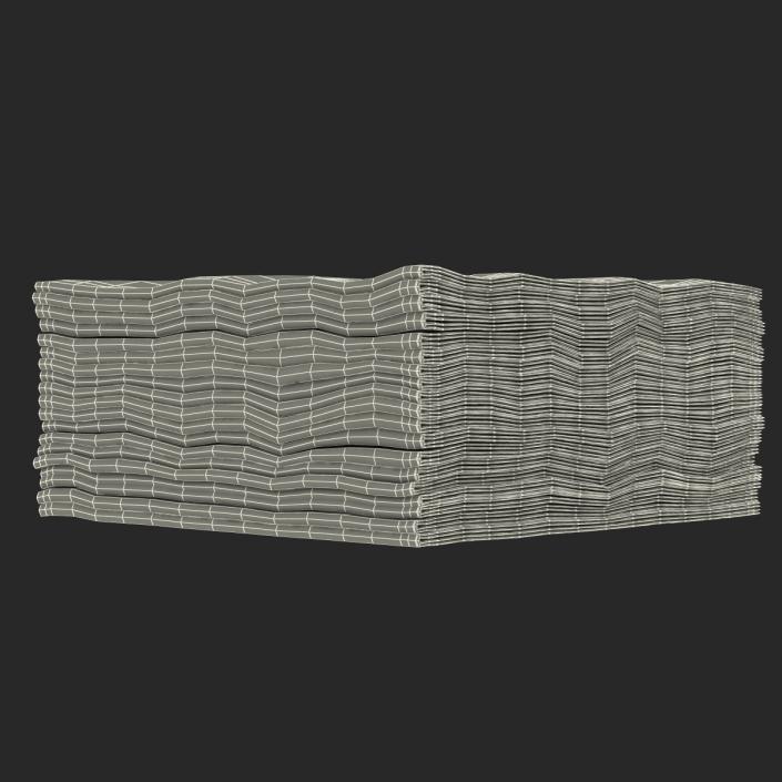 Cocktail Napkins Brown 3D