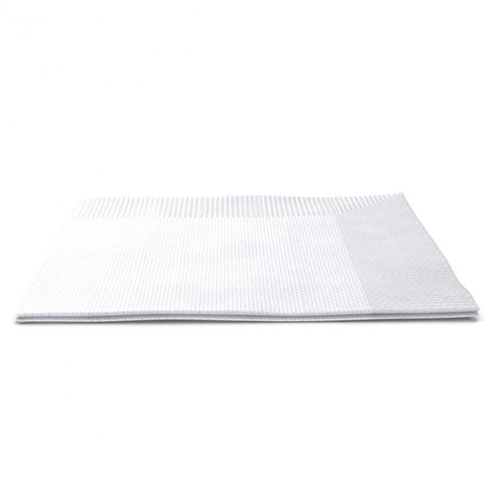 3D Beverage Napkin White