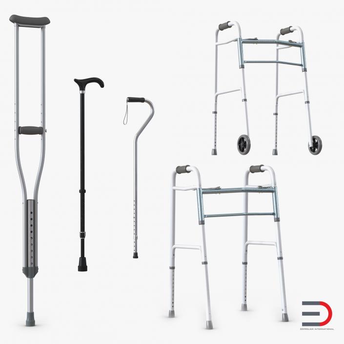 Mobility Aids Collection 3D model