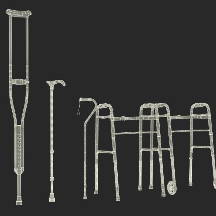 Mobility Aids Collection 3D model