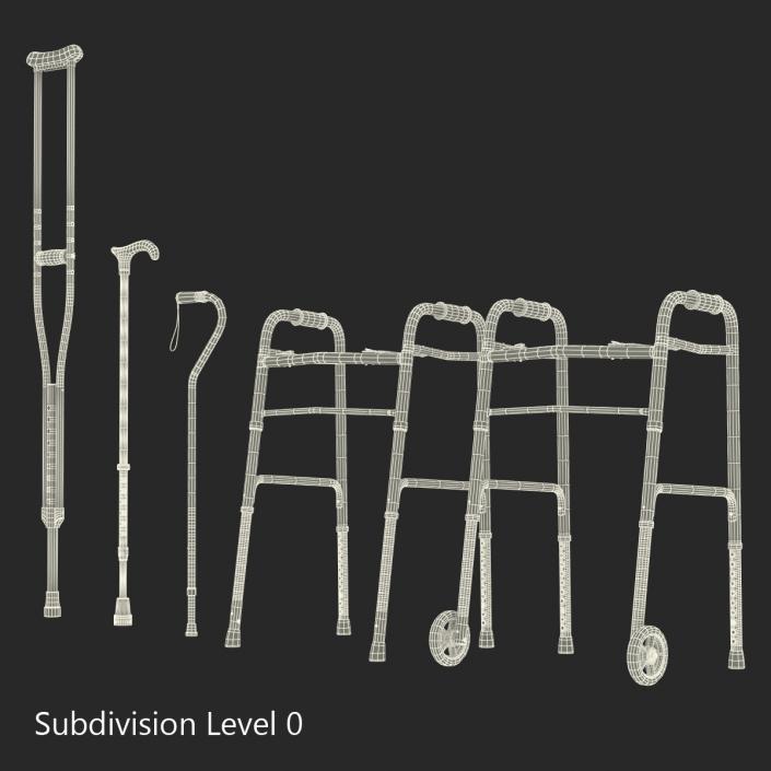 Mobility Aids Collection 3D model