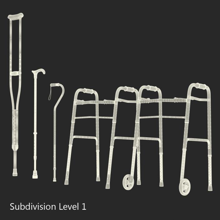 Mobility Aids Collection 3D model