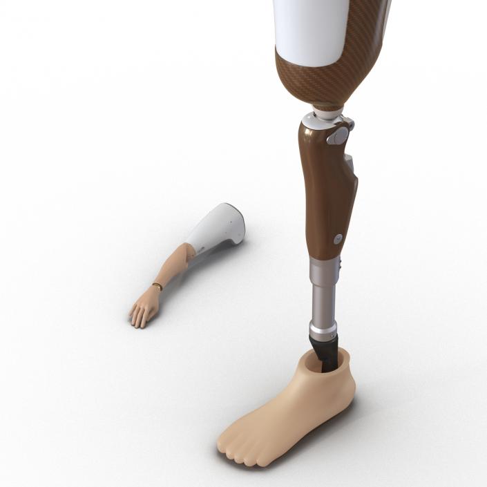 3D Prosthetic Leg and Arm Collection model