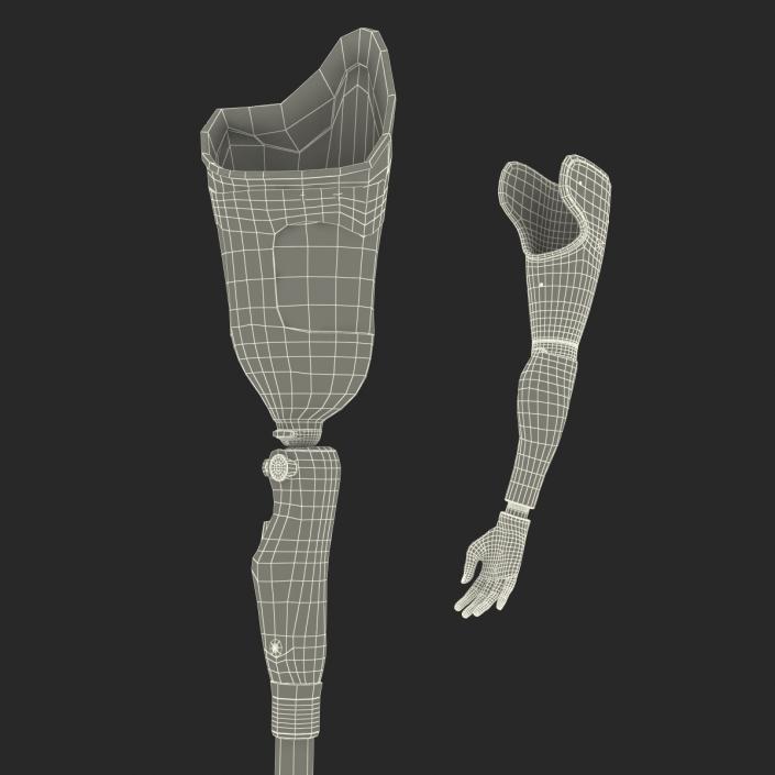 3D Prosthetic Leg and Arm Collection model