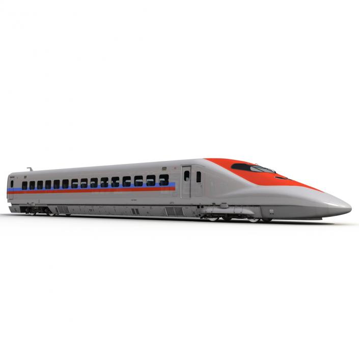 3D model Speed Train Locomotive Generic