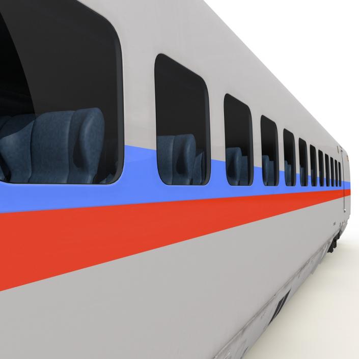 3D model Speed Train Locomotive Generic