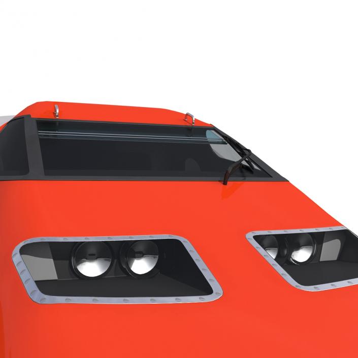 3D model Speed Train Locomotive Generic